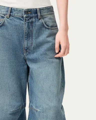 Loewe Mid-Rise Barrel-Leg Jeans | Thumbnail 4 Loewe Mid-Rise Barrel-Leg Jeans | Thumbnail 4