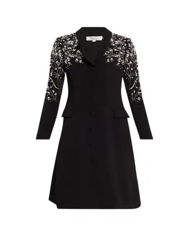Rickie Freeman for Teri Jon Bead-Embroidered Crepe Blazer Dress | Thumbnail 1 Rickie Freeman for Teri Jon Bead-Embroidered Crepe Blazer Dress | Thumbnail 1