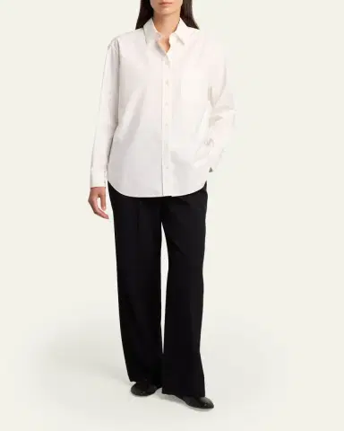 The Row Virgil Double-Pleated Straight-Leg Pants | Thumbnail 2 The Row Virgil Double-Pleated Straight-Leg Pants | Thumbnail 2