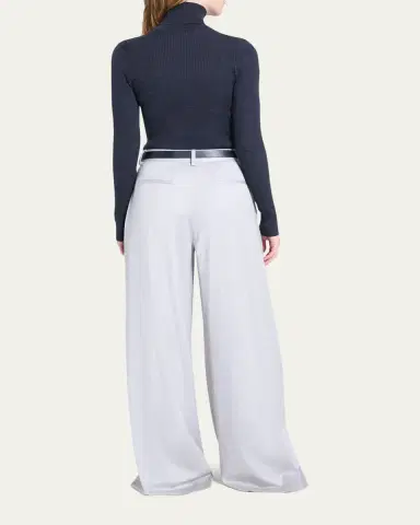 TWP Rib-Knit Wool Turtleneck Sweater | Thumbnail 3 TWP Rib-Knit Wool Turtleneck Sweater | Thumbnail 3