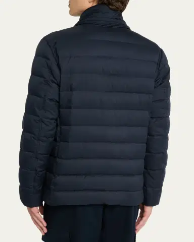Herno Men 's Quilted Blazer with Windguard | Thumbnail 7 Herno Men 's Quilted Blazer with Windguard | Thumbnail 7