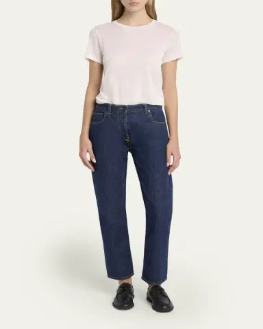 THE ROW Riaco Straight-Leg Ankle Jeans | Thumbnail 2 THE ROW Riaco Straight-Leg Ankle Jeans | Thumbnail 2