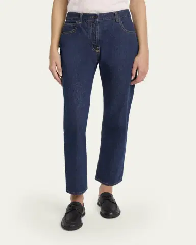 THE ROW Riaco Straight-Leg Ankle Jeans | Thumbnail 4 THE ROW Riaco Straight-Leg Ankle Jeans | Thumbnail 4