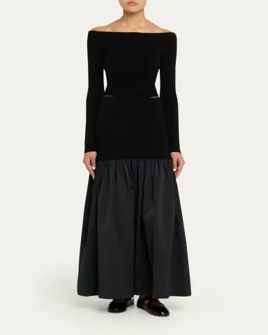 A.L.C. Cami Merino Combo Maxi Skirt | Thumbnail 2 A.L.C. Cami Merino Combo Maxi Skirt | Thumbnail 2
