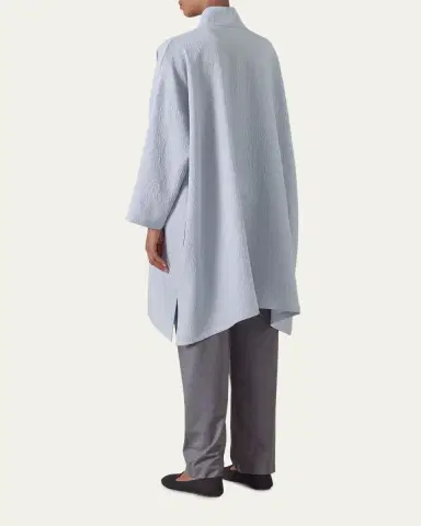 Eskandar A-Line Floral Silk Shirt | Thumbnail 7 Eskandar A-Line Floral Silk Shirt | Thumbnail 7