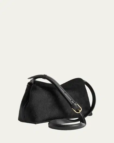 TOTEME T Lock Flap Horsehair Clutch Bag | Thumbnail 6 TOTEME T Lock Flap Horsehair Clutch Bag | Thumbnail 6