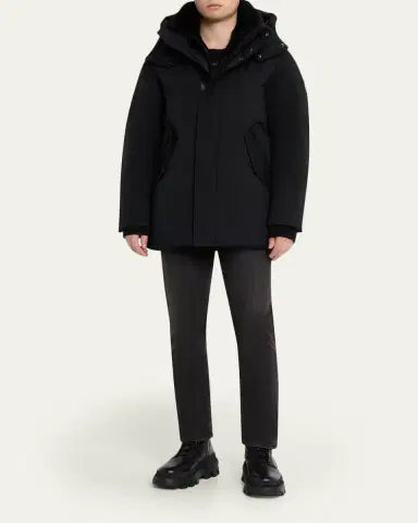 Mackage Men's Sullivan 2-In-1 Down Coat With Removable Bib | Thumbnail 2 Mackage Men's Sullivan 2-In-1 Down Coat With Removable Bib | Thumbnail 2