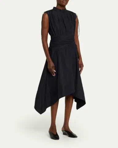 3.1 Phillip Lim Ruched Sleeveless Midi Dress | Thumbnail 4 3.1 Phillip Lim Ruched Sleeveless Midi Dress | Thumbnail 4
