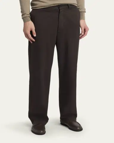 THE ROW Men's Ottis Cotton and Cashmere Straight-Leg Chino Pants | Thumbnail 4 THE ROW Men's Ottis Cotton and Cashmere Straight-Leg Chino Pants | Thumbnail 4