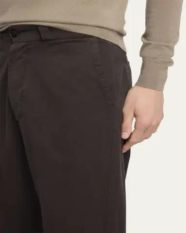 THE ROW Men's Ottis Cotton and Cashmere Straight-Leg Chino Pants | Thumbnail 5 THE ROW Men's Ottis Cotton and Cashmere Straight-Leg Chino Pants | Thumbnail 5
