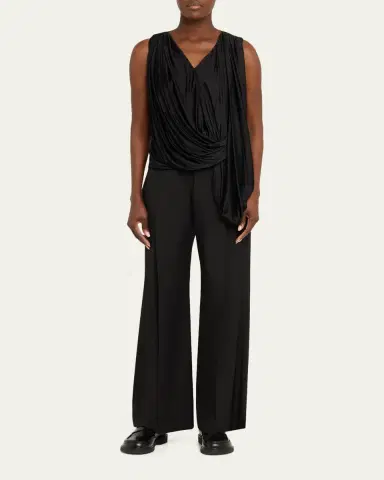 Loewe Draped Jersey Sleeveless Top | Thumbnail 2 Loewe Draped Jersey Sleeveless Top | Thumbnail 2