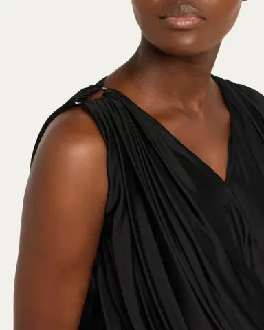Loewe Draped Jersey Sleeveless Top | Thumbnail 5 Loewe Draped Jersey Sleeveless Top | Thumbnail 5