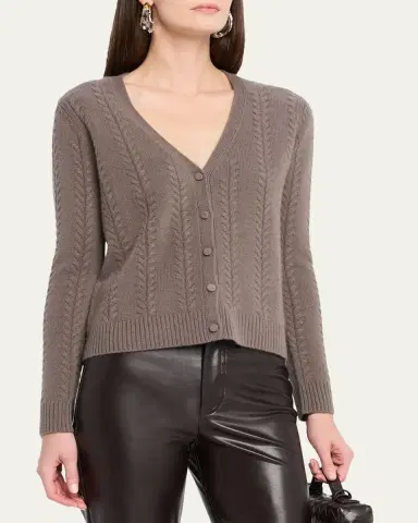 TSE Cashmere Cashmere Cable-Knit Cardigan | Thumbnail 4 TSE Cashmere Cashmere Cable-Knit Cardigan | Thumbnail 4