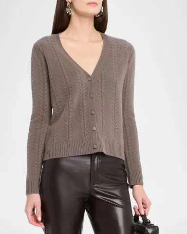 TSE Cashmere Cashmere Cable-Knit Cardigan | Thumbnail 8 TSE Cashmere Cashmere Cable-Knit Cardigan | Thumbnail 8