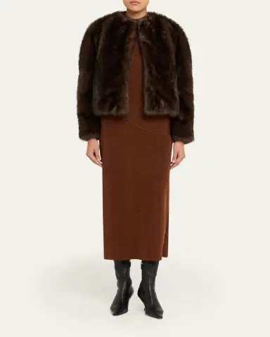 A.L.C. Gwen Faux Fur Jacket | Thumbnail 2 A.L.C. Gwen Faux Fur Jacket | Thumbnail 2