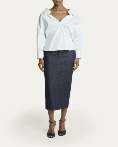 Givenchy Open Cotton Shirt | Thumbnail 2 Givenchy Open Cotton Shirt | Thumbnail 2