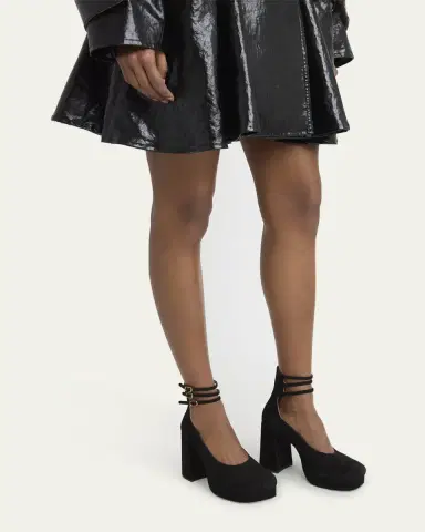 Chloé Loti Suede Platform Block-Heel Pumps | Thumbnail 2 Chloé Loti Suede Platform Block-Heel Pumps | Thumbnail 2