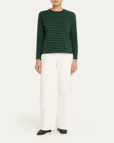 Kule The odern Striped Long-Sleeve T-Shirt | Thumbnail 2 Kule The odern Striped Long-Sleeve T-Shirt | Thumbnail 2