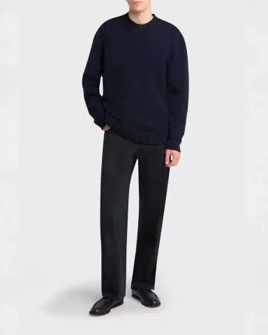 The Row Men's Rossen Straight-Leg Black Denim Jeans | Thumbnail 6 The Row Men's Rossen Straight-Leg Black Denim Jeans | Thumbnail 6