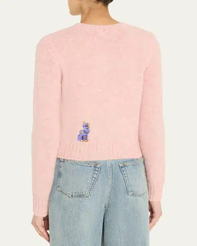 Loewe x Louis Wain Futuristic Cat Embroidered Sweater | Thumbnail 3 Loewe x Louis Wain Futuristic Cat Embroidered Sweater | Thumbnail 3
