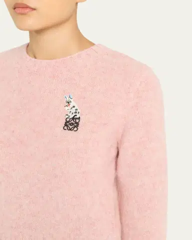 Loewe x Louis Wain Futuristic Cat Embroidered Sweater | Thumbnail 5 Loewe x Louis Wain Futuristic Cat Embroidered Sweater | Thumbnail 5
