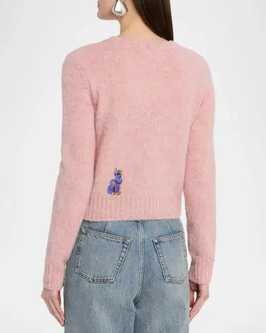 Loewe x Louis Wain Futuristic Cat Embroidered Sweater | Thumbnail 7 Loewe x Louis Wain Futuristic Cat Embroidered Sweater | Thumbnail 7