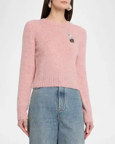 Loewe x Louis Wain Futuristic Cat Embroidered Sweater | Thumbnail 8 Loewe x Louis Wain Futuristic Cat Embroidered Sweater | Thumbnail 8