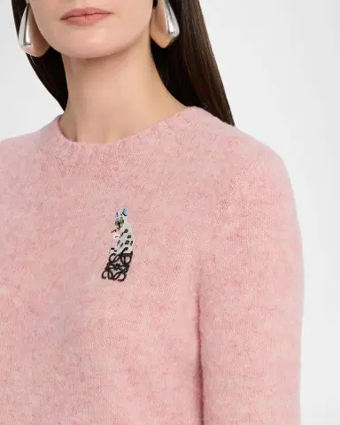 Loewe x Louis Wain Futuristic Cat Embroidered Sweater | Thumbnail 9 Loewe x Louis Wain Futuristic Cat Embroidered Sweater | Thumbnail 9