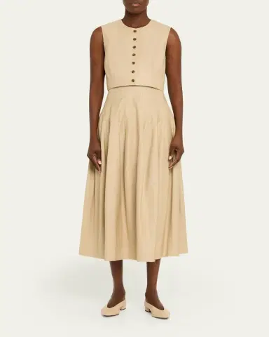 Heirlome Danielle Silk Tussah Crop Top | Thumbnail 2 Heirlome Danielle Silk Tussah Crop Top | Thumbnail 2