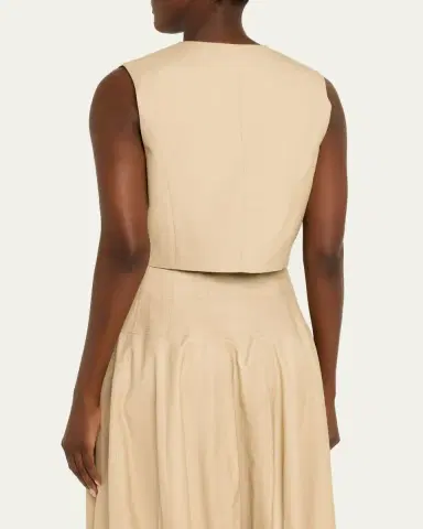 Heirlome Danielle Silk Tussah Crop Top | Thumbnail 3 Heirlome Danielle Silk Tussah Crop Top | Thumbnail 3