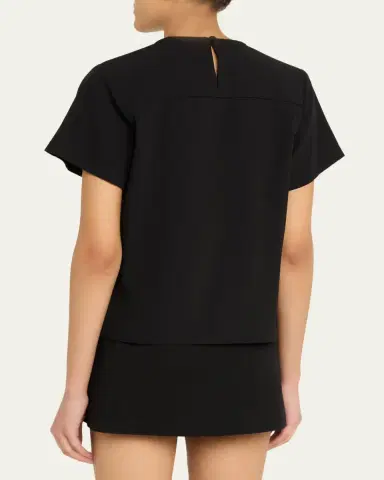 Simkhai Abelia Embellished Crewneck T-Shirt | Thumbnail 3 Simkhai Abelia Embellished Crewneck T-Shirt | Thumbnail 3