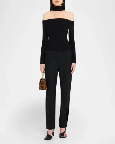 Simkhai Lila Off-The-Shoulder Top | Thumbnail 6 Simkhai Lila Off-The-Shoulder Top | Thumbnail 6
