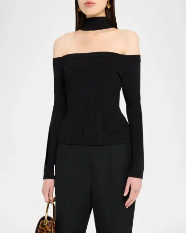 Simkhai Lila Off-The-Shoulder Top | Thumbnail 8 Simkhai Lila Off-The-Shoulder Top | Thumbnail 8
