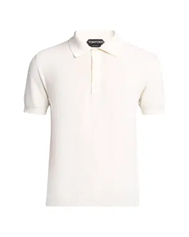 Tom Ford Men's Classic-Fit Cotton Pique Polo Shirt | Thumbnail 1 Tom Ford Men's Classic-Fit Cotton Pique Polo Shirt | Thumbnail 1