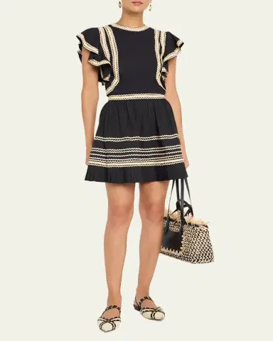 Ulla Johnson Adaleigh A-Line Mini Skirt | Thumbnail 2 Ulla Johnson Adaleigh A-Line Mini Skirt | Thumbnail 2
