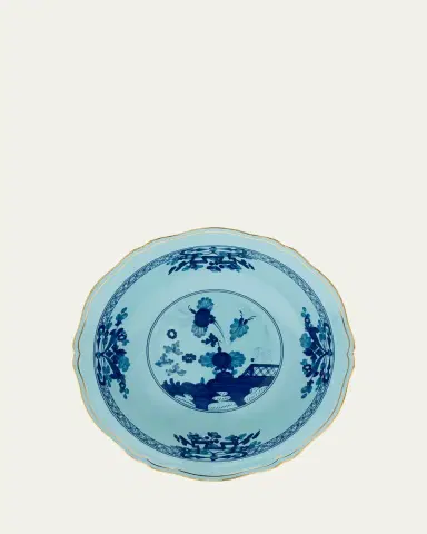 GINORI 1735 Oriente Italiano Iris Deep Round Serving Bowl | Thumbnail 2 GINORI 1735 Oriente Italiano Iris Deep Round Serving Bowl | Thumbnail 2