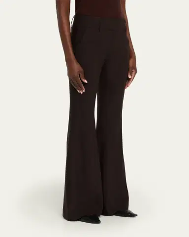 Gabriela Hearst Rhein Herringbone Flare Pants | Thumbnail 4 Gabriela Hearst Rhein Herringbone Flare Pants | Thumbnail 4