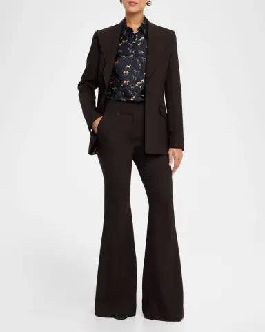 Gabriela Hearst Rhein Herringbone Flare Pants | Thumbnail 10 Gabriela Hearst Rhein Herringbone Flare Pants | Thumbnail 10