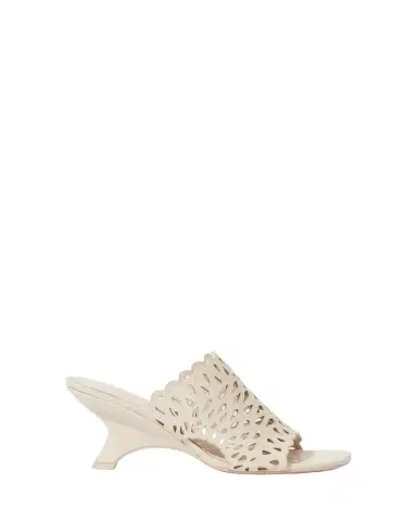 Simkhai Shadow Laser-Cut Leather Mules | Thumbnail 1 Simkhai Shadow Laser-Cut Leather Mules | Thumbnail 1