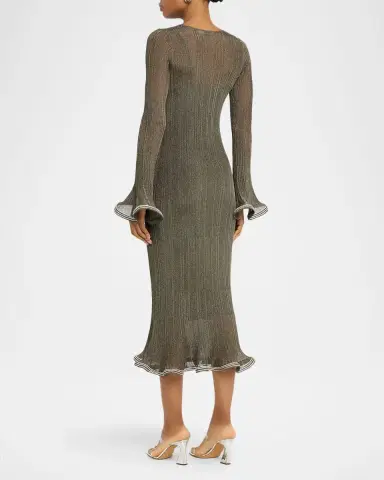 Simkhai Chessie Embellished Knit Midi Dress | Thumbnail 7 Simkhai Chessie Embellished Knit Midi Dress | Thumbnail 7