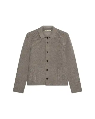 Baldassari Men's Brenta Virgin Wool Knit Overshirt | Thumbnail 1 Baldassari Men's Brenta Virgin Wool Knit Overshirt | Thumbnail 1
