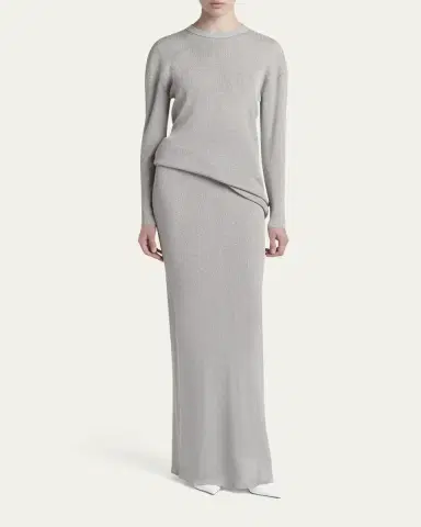 TOM FORD Paillette Rib Knit Tunic Top | Thumbnail 2 TOM FORD Paillette Rib Knit Tunic Top | Thumbnail 2