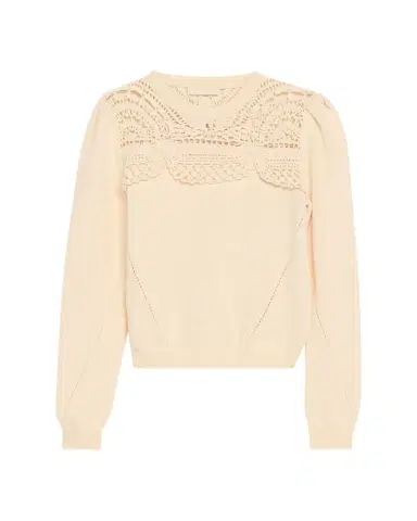 Ulla Johnson Lucette Openwork Crewneck Sweater | Thumbnail 1 Ulla Johnson Lucette Openwork Crewneck Sweater | Thumbnail 1