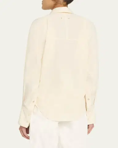 OSSOU Ridge Long-Sleeve Cotton Poplin Shirt | Thumbnail 3 OSSOU Ridge Long-Sleeve Cotton Poplin Shirt | Thumbnail 3