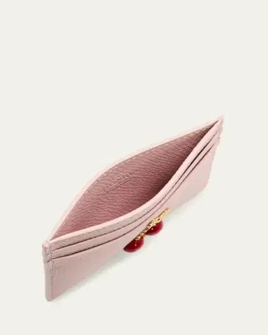 Valentino Garavani Cherry-Embellished Leather Card Case | Thumbnail 7 Valentino Garavani Cherry-Embellished Leather Card Case | Thumbnail 7