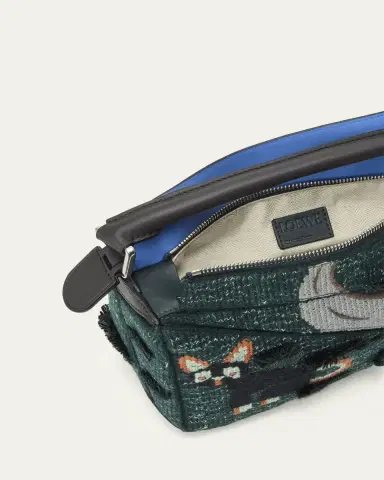 Loewe x Louis Wain Puzzle Futurist Cats Knit Top-Handle Bag | Thumbnail 4 Loewe x Louis Wain Puzzle Futurist Cats Knit Top-Handle Bag | Thumbnail 4