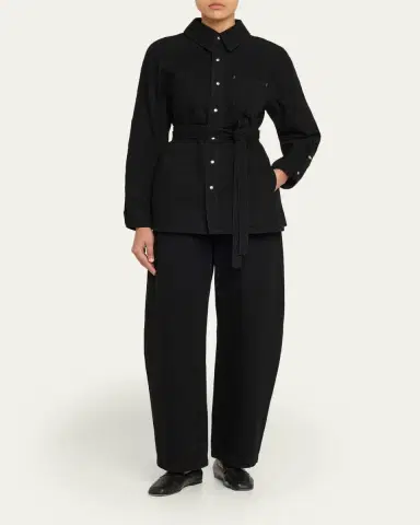OSSOU Denim Cinch Shirt Jacket | Thumbnail 2 OSSOU Denim Cinch Shirt Jacket | Thumbnail 2