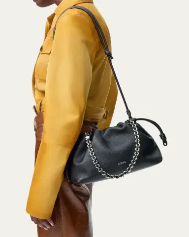 Loewe Flamenco Medium Shoulder Bag in Leather | Thumbnail 5 Loewe Flamenco Medium Shoulder Bag in Leather | Thumbnail 5