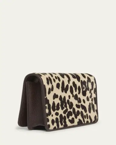 Valentino Garavani VLogo Mini Leopard-Print Calf Hair Shoulder Bag | Thumbnail 2 Valentino Garavani VLogo Mini Leopard-Print Calf Hair Shoulder Bag | Thumbnail 2