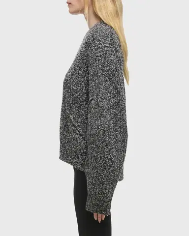 Helmut Lang Marled Zip-Front Sweater | Thumbnail 8 Helmut Lang Marled Zip-Front Sweater | Thumbnail 8